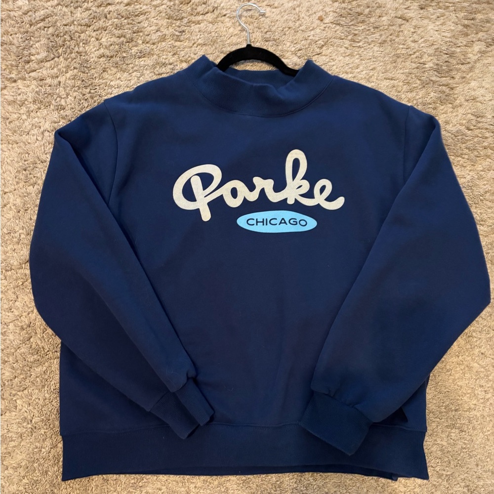 Parke Chicago Navy Graphic Sweatshirt
